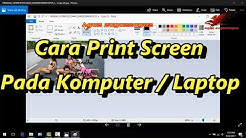 cara print screen pada laptop - Durasi: 5.54. 