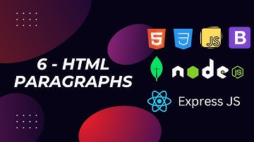 6. HTML Paragraphs | Full Stack Web Development 2024 Bootcamp