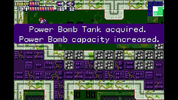 Metroid Fusion Open Randomizer - Crumble City without Space Jump