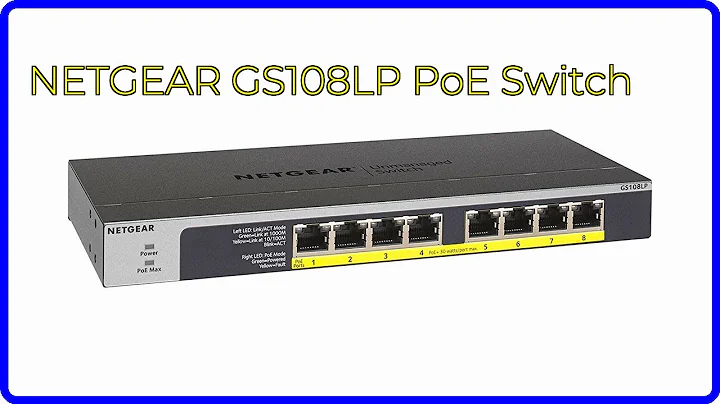 REVIEW (2025): NETGEAR GS108LP PoE Switch. First Look.