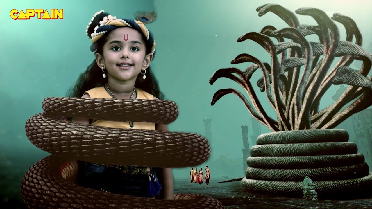 क्या हुआ जब कान्हा की कालिया नाग ने जकड़ किया | Yashomati Maiyaa Ke Nandlala