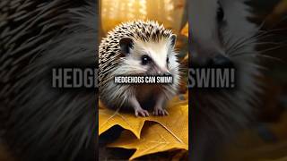 Hedgehogs Can Swim! 🦔