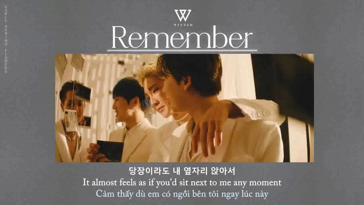 Remember - WINNER [Lyrics 가사 | Engsub | Vietsub] - YouTube