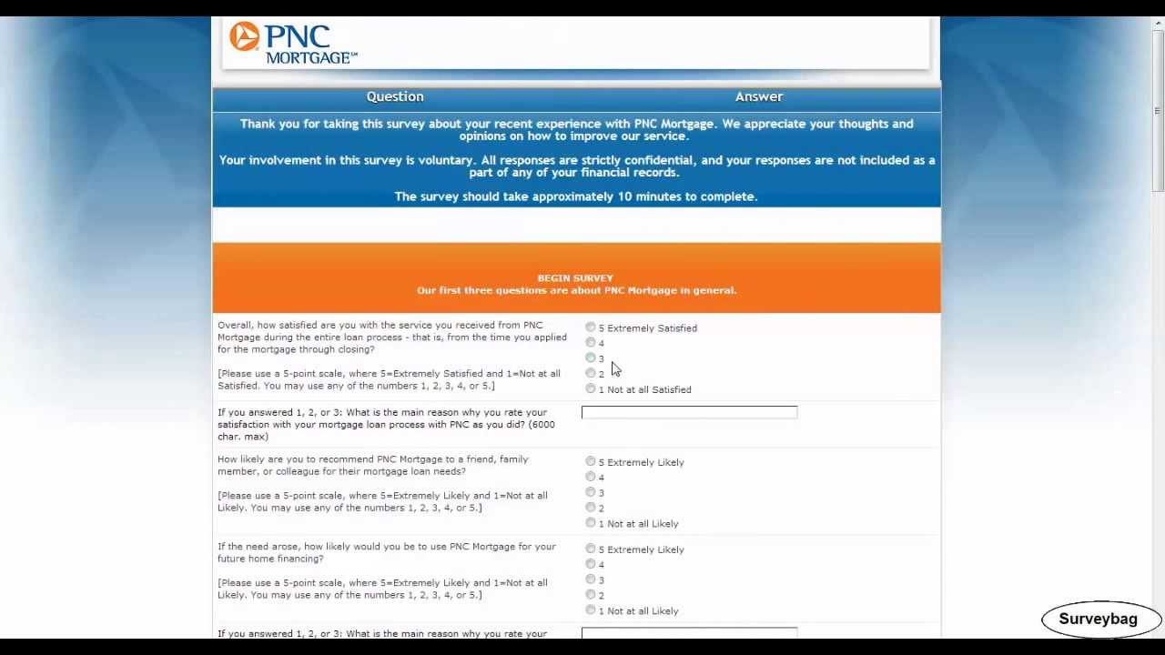 www.pncmortgagesurvey.com PNC Mortgage survey video by Surveybag - YouTube