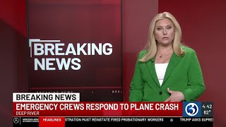 Emergency crews respond to plane crash