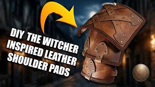 How to Make WITCHER Inspired Leather Armor | Part 4: Shoulder Pads (Tutorial + Pattern)