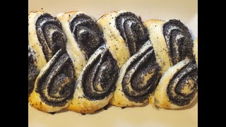 Super KITCHEN! Poppy seed roll in 7 minutes. Sweet pastries at home.