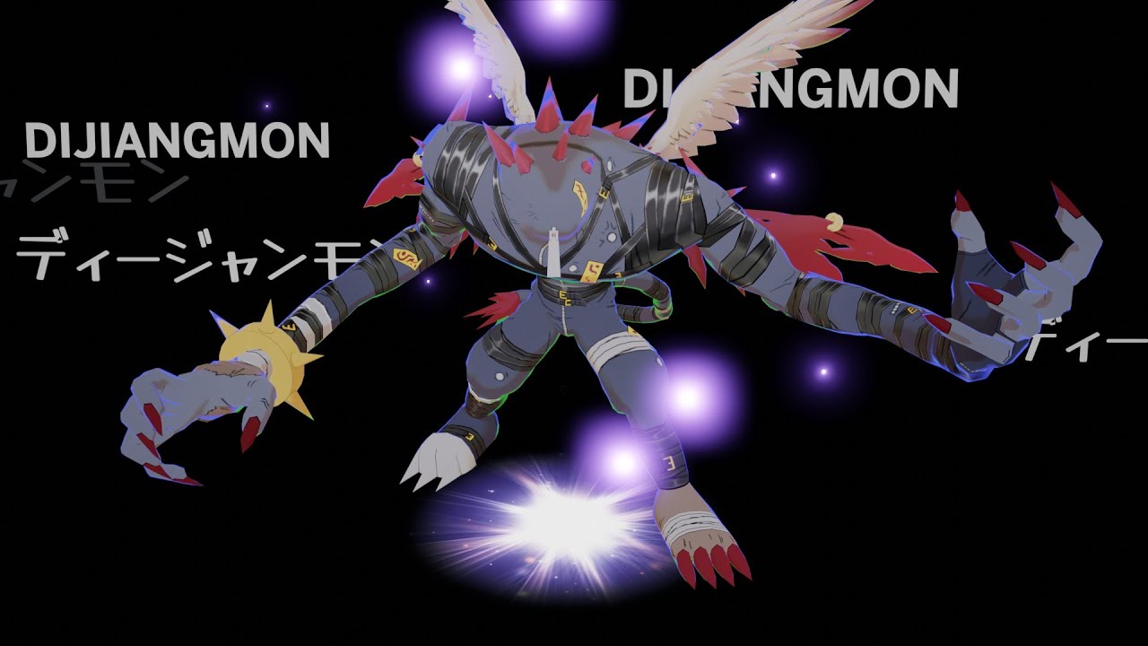 Dijiangmon (ディージャンモン) Full Evolution - YouTube