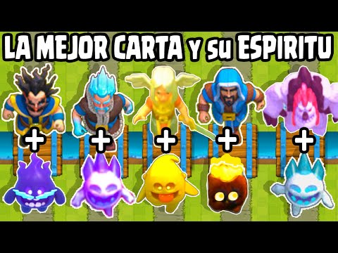 Видео: LA MEJOR CARTA y su ESPIRITU ? | CUAL ES EL MEJOR DÚO? | CLASH ROYALE