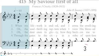 Download Lagu Hymnal 415 My Saviour first of all MP3