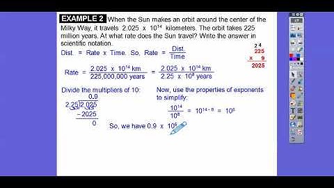 Operations with Scientific Notation - Lesson 2.4