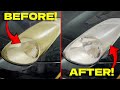 DIY Headlight Restoration: From Yellow to Crystal Clear