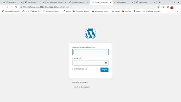 WEBSITE INSTALLING WORDPRESS