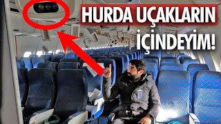 ATATÜRK HAVALİMANI'NDAKİ HURDA UÇAKLARIN İÇİNE GİRDİM!