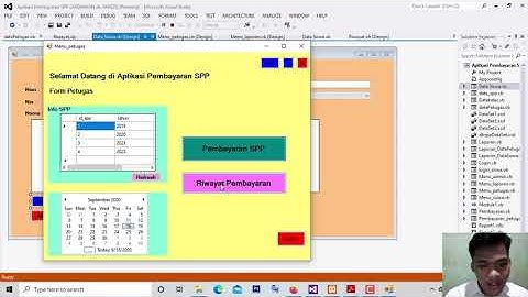 Penjelasan Aplikasi Pembayaran Spp Berbasis Desktop