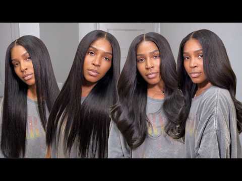 The Easiest Wig I've Ever Installed! Secure Fit & Ready in Minutes Yaki Glueless Wig Ft Klaiyihair
