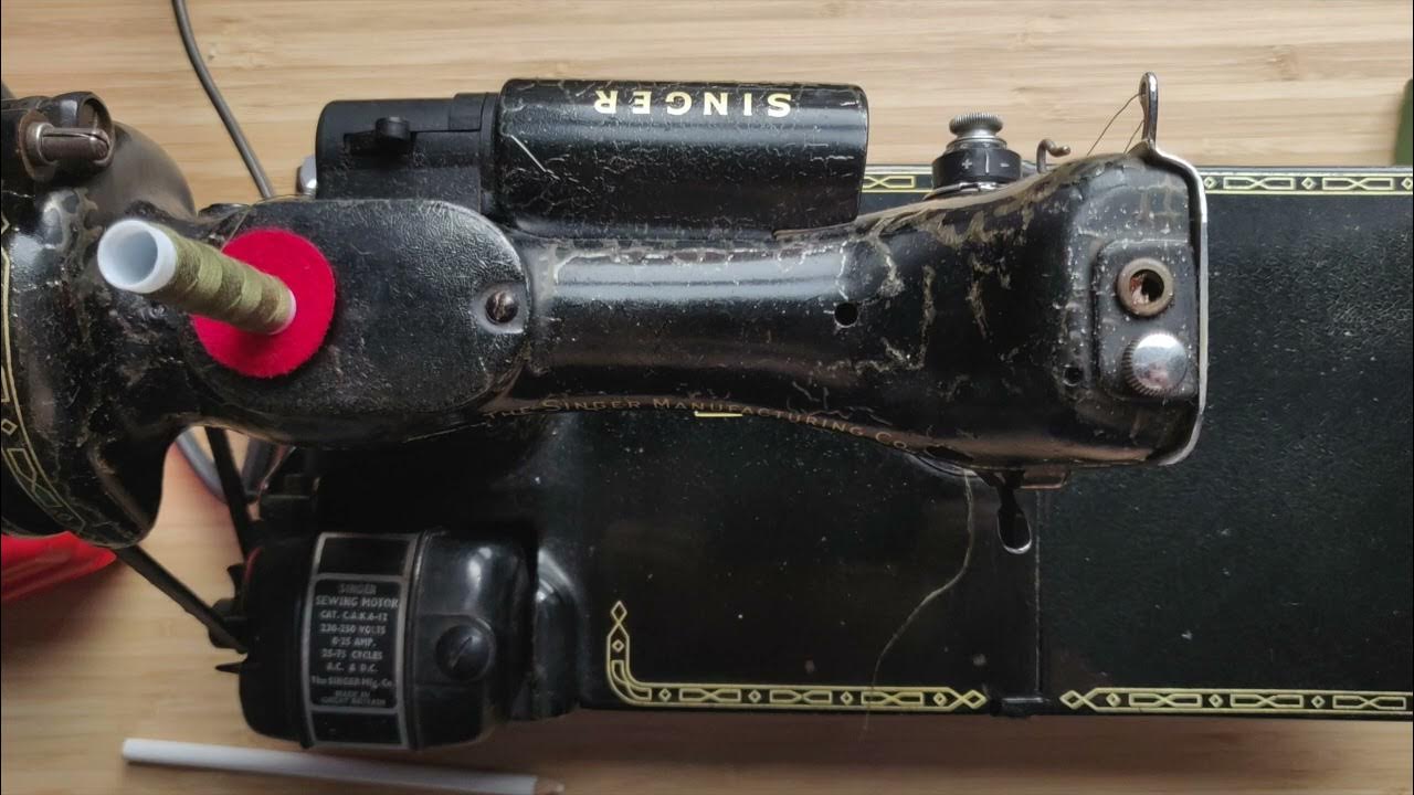 Shellac repair to a vintage Singer 221k featherweight sewing machine
