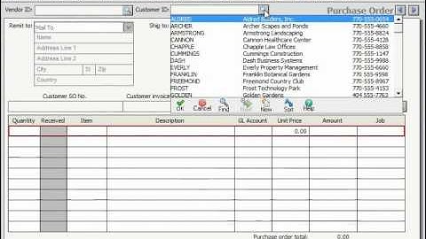 Peachtree Tutorial Entering a Drop Statement Sage Training Lesson 5.5