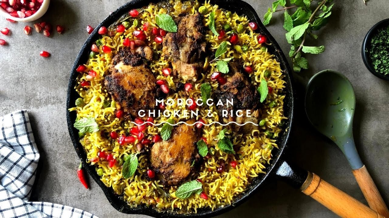 Moroccan Chicken & Rice | Easy Chicken Pulao Recipe | By Chef Nehal ...