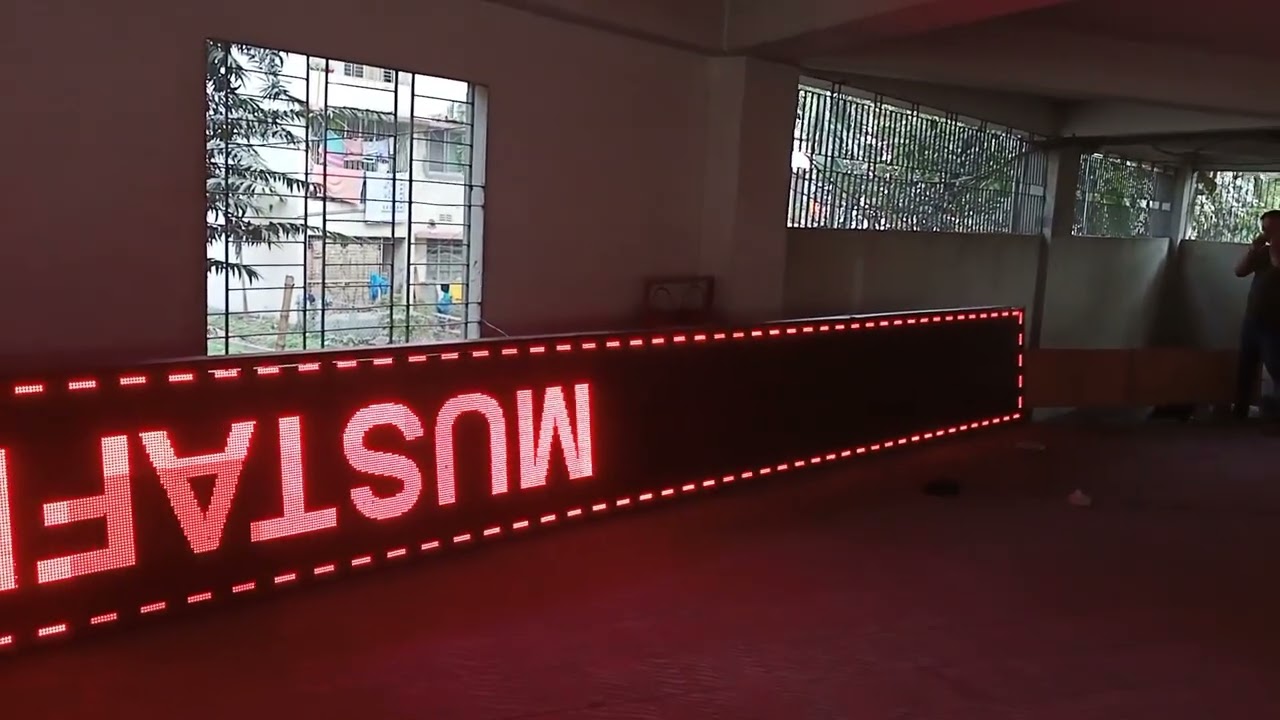 led moving sign
