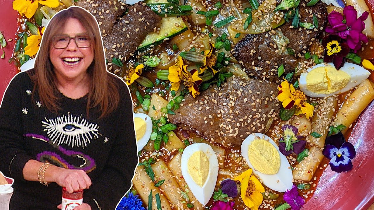 Rach's Korean-Style Beef + Vegetable Stir-Fry With Rice Cakes