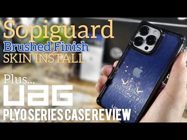 Sopiguard Skin Install | iPhone 13 Pro | Plus! Special UAG Plyo Case Review