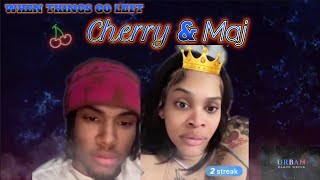 Bigo Live | Cherry Thee Boom and Whiteboy Maj PK- He wants to be nice, she's not having it!