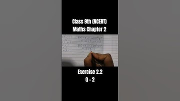 Class 9 Maths – Exercise 2.2 (Q2) | NCERT Solutions | Polynomials