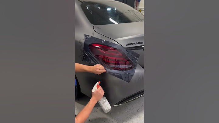 Mercedes aracımıza transparan füme stoplara folyo kaplama uygulaması yapıldı #stopkaplama