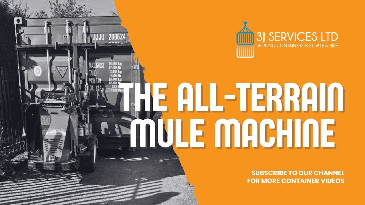 Watch 'The Mule’ Expertly Positioning a Shipping Container - YouTube