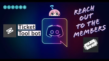 Ticket Tool Bot│Discord│Easy│Tutorial│Elvira