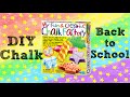 Diy colorful chalk back to school fun chalk factory creations  pixie toys