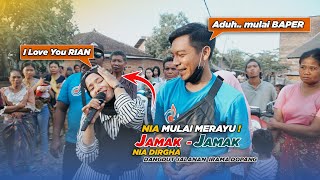 JAMAK JAMAK NIA DIRGHA BIKIN RIAN TESIPU MALU | DANGDUT JALANAN IRAMA DOPANG