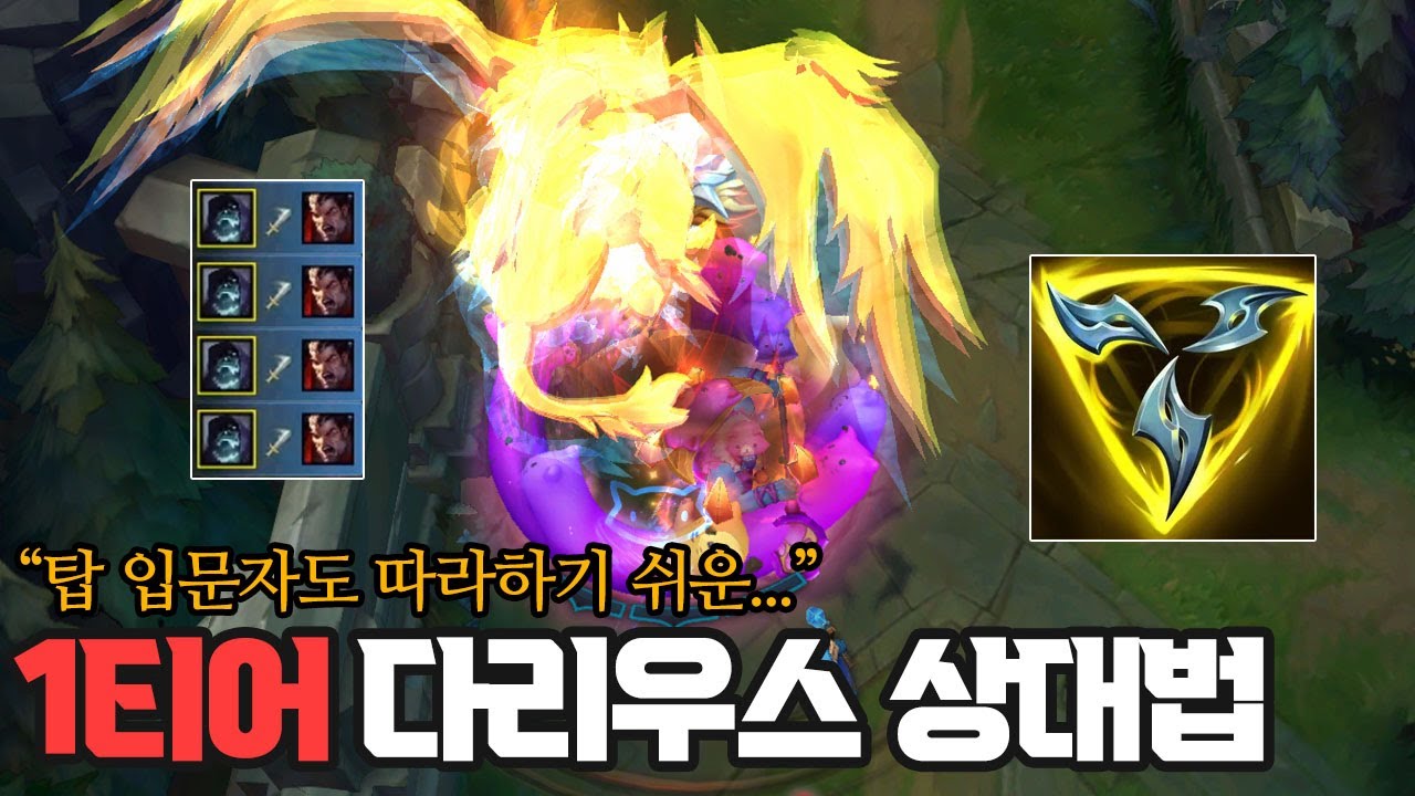피지컬 없이 다리우스 잘 잡는 챔피언 (요릭 VS 다리우스)