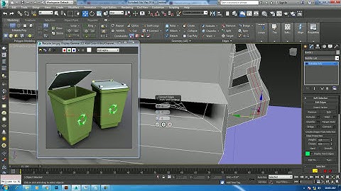 Tutorial on Modeling a garbage can in 3dsmax.