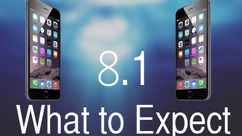 Apple IOS 8.1 Update - What To Expect (October 2014)