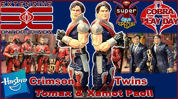 COBRA Crimson Twins Tomax & Xamot With Crimson Guards Review | GI Joe Classified Hasbro 1/12 scale