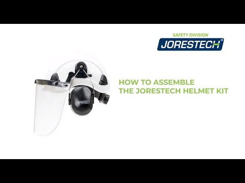 How to Assemble JORESTECH® Helmet Kit with Mountable Face Shield and Earmuffs - HHAT-03-KIT
