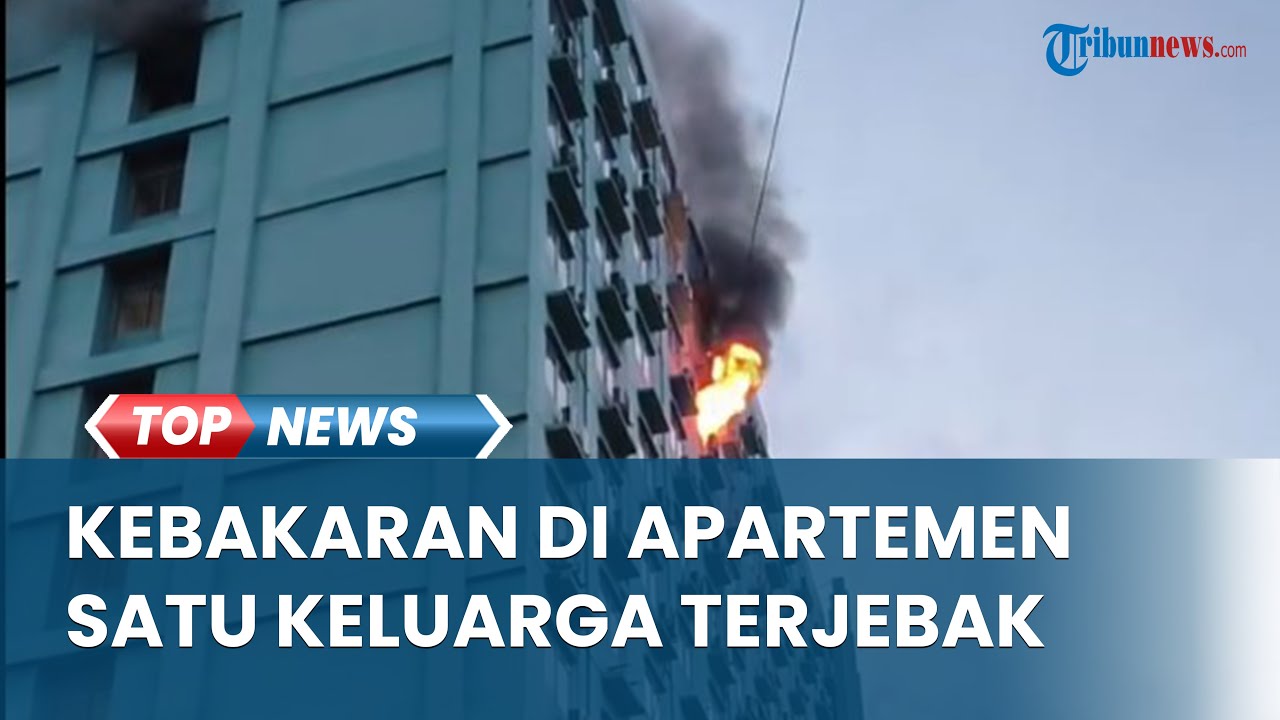 Kebakaran Apartemen City Park Cengkareng, Satu Keluarga Terjebak Asap Tebal di Lantai 11