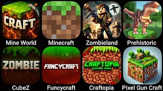 Mini World Craft,Minecraft,Zombieland Craft,Prehistoric Craft,CubeZ,Funcycraft,Craftopia,Pixel Gun screenshot 5