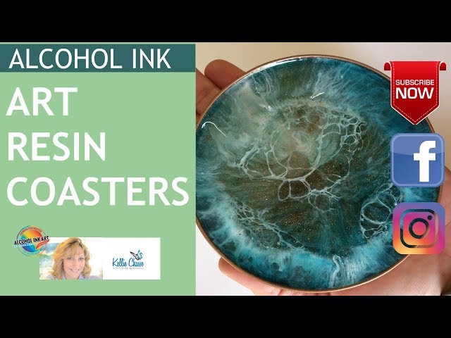 Dropping Alcohol Ink into RESIN what really happens 