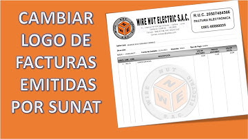 Insertar Logo de Empresa a Facturas Emitidas por Clave Sol SUNAT