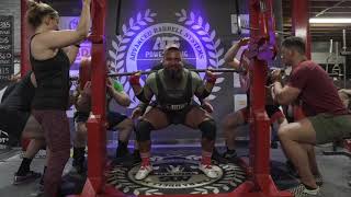 KILLIAN CAROLAN 350KG/770LBS @102KG/224LBS (23 years old)