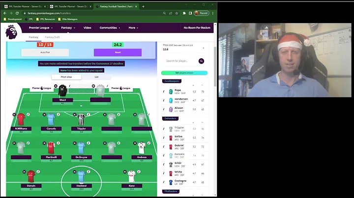 GW17 - Are you an aggressive FPL manager? 3.5mium ...