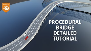 Easily create a procedural Bridge in Blender