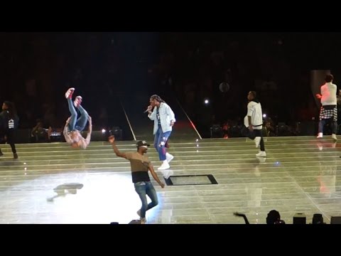 Chris Brown brings out Usher & Future Party Tour 2017