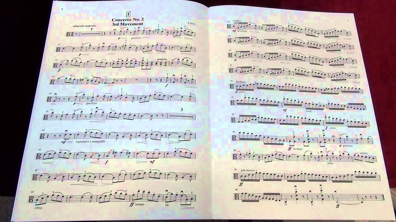 Suzuki Viola Book Seitz Concerto No Accompaniment Suzuki Viola Book Seitz Concerto No Accompaniment