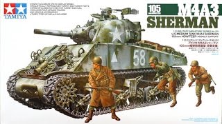 (Перезалив) Сборка модели Sherman M4A3. Tamiya. 1:35