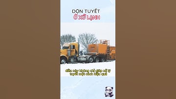 Dọn tuyết ở xứ lạnh  #kienthucthuvi #khampha #khamphathuvi