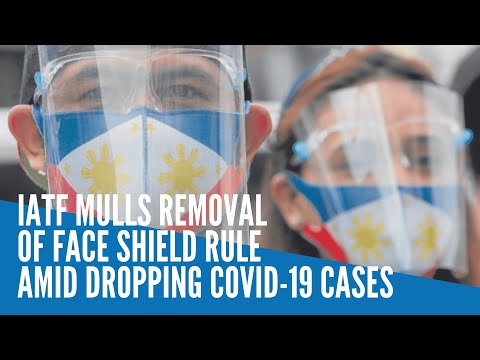 IATF mulls removal of face shield rule amid dropping COVID-19 cases